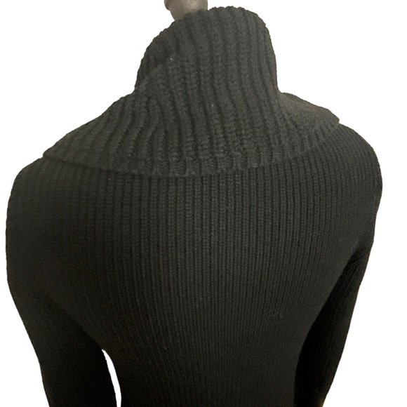WHBM Black Cowl Neck Sweater Size XS - Picture 6 of 9